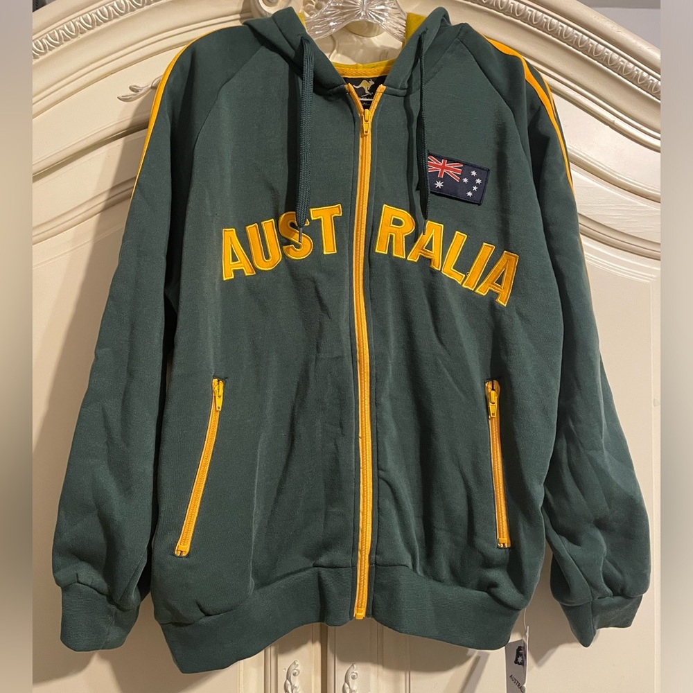 NWT Zip-up Hoodie Jacket Jumper Australia Day Souvenir Sz Medium